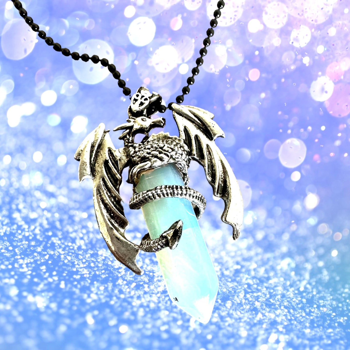Dragon Opalite Pendant Necklace