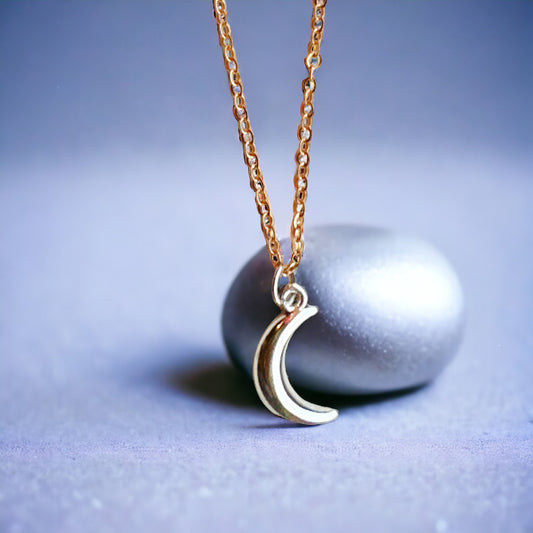 The Crescent Moon Pendant Necklace