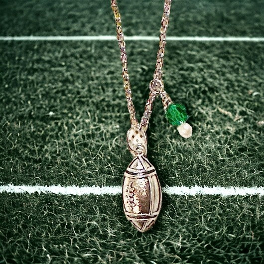 Football Pendant Necklace